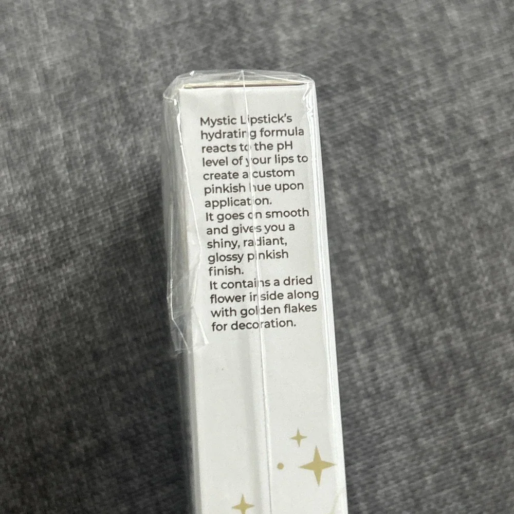 (3)The Beauty Spy Custom Color Hydrating Lipstick .15 oz NIB (Gold Flower)